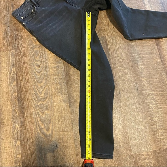 NWT Ralph Lauren High Rise Skinny Ankle Super Stretch Black Jeans Size 14W - Picture 7 of 11